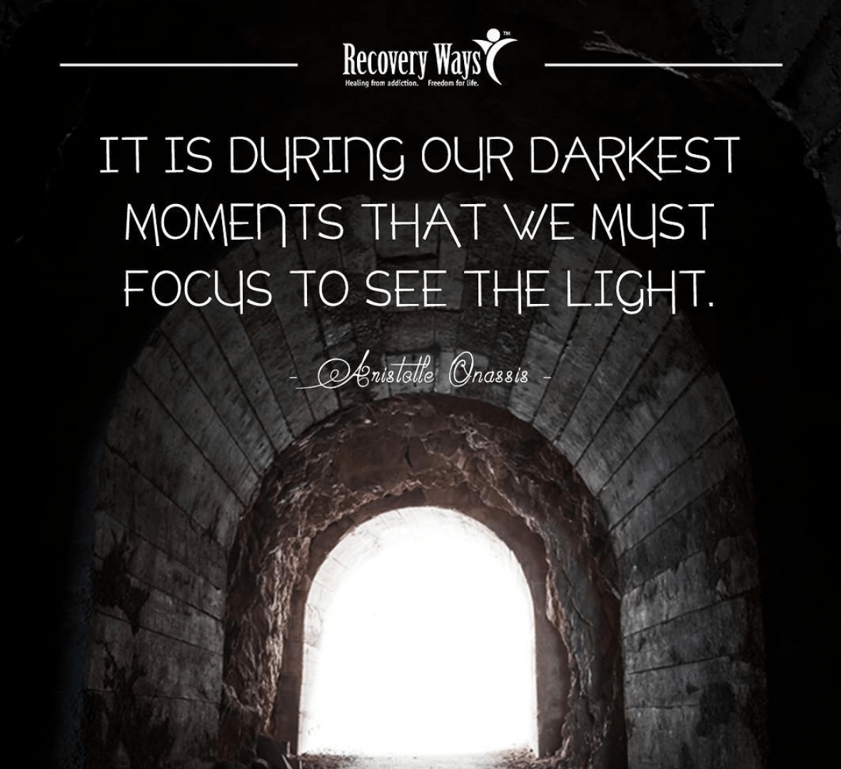 Weekly Inspiration: Finding Light Through The Darkness In Addiction 